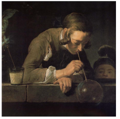 Chardin, Soap Bubbles, c. 1735-40