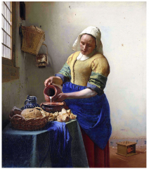 Johannes Vermeer, The Milkmade, c. 1658-1660