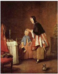 Chardin, Morning Toilette, 1741 