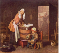 Chardin, The Laundress, 1733