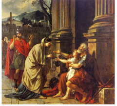 David, Belisarius Begging for Alms, 1781