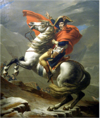 David, Napoleon Crossing the Saint Bernard Pass, 1800