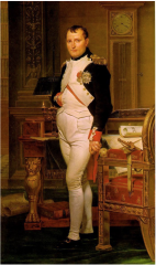 David, Portrait of Napoleon in His Study, 1812