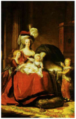 Elisabeth Vigee-Lebrun, Marie Antoinette and Her CHildren, 1787 