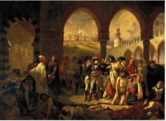 Gros, Napoleon Visiting the Pest-House at Jaffa, 1804