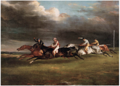Gericault, Epsom Downs Derby, 1821
