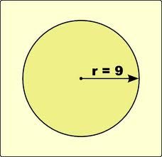 Find the diameter of the circle.