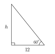 What is the value of h in this diagram?