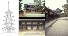 Nara, Horyuji Temple (685 on). *