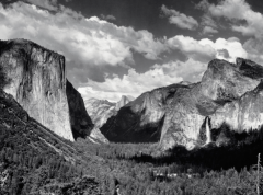 Ansel Adams 1935
Gelatin Silver Print
"Valley View, Yosemite National Park" 


California Modern