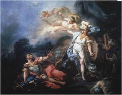 David, Battle Between Minerva and Mars