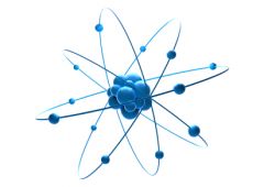 Particles that are the smaller parts that make up an atom