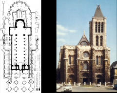 Saint-Denis, Abbey, ambulatory, c.1140-1144.*