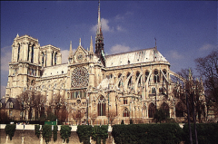 Paris, Notre-Dame, begun 1163, west facade begun 1200. 115' high.*