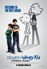 Levels of realism within a text.
High modality suggests the image looks  or is ‘real’ while low modality suggests more
conceptual or abstract images, such as a cartoon or sketch. This 'Diary of a Wimpy Kid' poster shows both high modality, ...