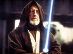 Obi-Wan Kenobi

Waving lightsaber