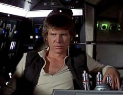 Han Solo

Flying the milenium falcon