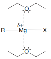 Ethers can stabilize the resulting Grignard reagent