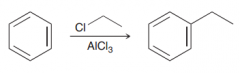 Friedel–Crafts alkylation (rearrangement is possible so major product would form from secondary carbocation not primery)
