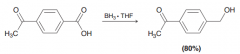 borane reduces selectively a carboxylic acid moiety in the presence of another carbonyl group