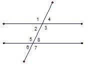 What kind of angle pair is 2 and 5?
Are they congruent or supplementary?