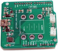 This shield is used to provide a rechargable battery pack for the Arduino.   The mini-USB port is used to charge a Li-Ion or Lo-Ion poly battery. There are LEDs showing the charge status.   6 big mounting holes can help you easily fix the batter...