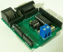 This shield can be used to interface to existing CAN networks or used to network two or more Arduinos together using phone cable, Cat-5, or any other kind of wire.