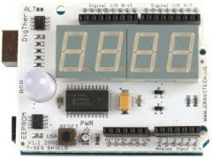4-digit 7-segment LED display. Features include:
