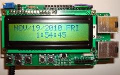 16X2 LCD character display with additional features.