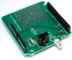 This shield is used to provide infrared control for Arduino.