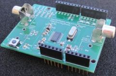 The Arduino compatible shield board overlays text on analog video, using the Maxim MAX7456 on-screen display chip. This board allows easy overlay of text onto an analog video signal, NTSC or PAL.   Creative Commons Attribution-Noncommercial-Share...