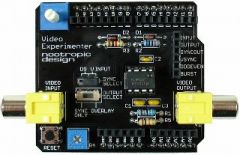 The Video Experimenter shield is an Arduino shield that lets you do all kinds of experiments with video.   Features:
