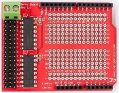 Uses two 4017 decade counters to drive up to 16 servos using only 4 pins (digital pins 6 to 9) and as little as one 8-bit timer (Timer 2) in standard mode or two 16/8-bit timers (Timer 1 and Timer 2 for Duemilanove or Timer 3 for Mega) in high acc...