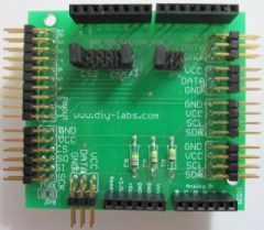 The Arduino Breakout Shield provides all the Arduino pins as screw terminals. It is perfect for semi-permanent Arduino projects, or just general prototyping. It also provides extra GND, 3.3V, 5V, and Supply voltage pins for convenience.   Version...