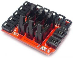 The Electronic Brick Chassis Shield allows easy connection of Seeed Studio "Electronic Brick" devices.