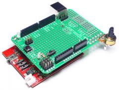This is an Arduino prototyping kit from Seeed Studio! This Arduino kit compensates the disadvantage of either Arduino or Seeeduino, adding more solder-bility to big foot components, convenient power planes and many other features

Read more: htt...