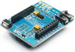 The XBee shield allows an Arduino to communicate wirelessly using Zigbee. It is based on the XBee module from MaxStream. The module can communicate up to 100 feet indoors or 300 feet outdoors (with line-of-sight). It can be used as a serial/usb re...