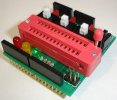 AVR Multiprogrammer. Allows you to burn ATMega and ATTiny chips using your Arduino.