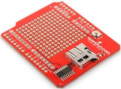 The microSD Shield equips your Arduino with mass-storage capability, so you can use it for data-logging or other related projects.