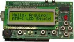 The ATS-1 Terminal Shield is a user interface module. Since it uses serial communications to the Arduino, it only uses the D0 and D1 I/O lines leaving the others for the application. Any other two I/O lines can be used if the program uses a softwa...