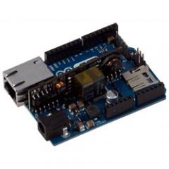 ATmega328 Uno microcontroller with the ETH shield   Supplied with the PoE module   USB2SERIAL converter not included   14 Digital I/O pins   Operating voltage: 5V   Arduino introduces the Arduino Ethernet Microcontroller With PoE. A single bo...