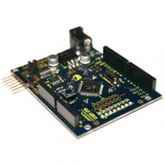 MCU: Atmel ATmega644P (pico-power) 1 Amp 7805 voltage regulator 16 MHz crystal oscillator Total flash memory: 65536 bytes The rDuino LEDHead Arduino Compatible Microcontroller is the first in a series of special market wiring/arduino compatible, A...