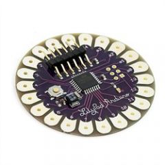 Arduino LilyPad microcontroller is designed to be sewn to your clothes Newest version includes pre-soldered pin header It is intended for roboticists, artists, designers and hobbyists Based on the ATmega328 ROHS Compliant The Arduino LilyPad Micro...