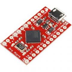 ATMega 32U4 running at 5V/16MHz On-Board micro-USB connector for programming 12 x Digital I/Os (5 are PWM capable) RoHS compliant The Pro Micro 5V/16MHz Arduino Compatible Microcontroller is similar to the Pro Mini except with an ATmega32U4 on boa...
