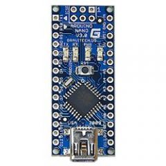 Microcontroller module with USB connection   30 pin module, breadboard mountable   Specialized library functions for robotics   It is intended for roboticists, artists, designers and hobbyists   Based on ATmega328   No pin headers   The Ardu...