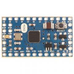Small microcontroller board originally based on the ATmega168   Operating Voltage: 5V   Can be programmed with the USB Serial adapter   8 analog inputs, and a 16 MHz crystal oscillator Supplier code : A000087