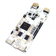 Onboard Storage: 2GB Flash, SD card slot for up to 32GB   Video Output: HDMI   CPU: 1GHz ARM Cortex A8   Extension Interface: 2.54 mm Headers compatible with Arduino   The pcDuino MiniPC Arduino Compatible is an mini PC platform that runs a PC...