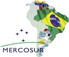 One of the major trade organizations in South America. Includes Argentina, Brazil, Paraguay, and Uruguay. 