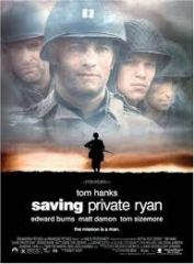 Saving Private Ryan


 


Released July 24, 1998.


Released worldwide.


Filmed in Ballinesker Beach,Curracloe Strand.


Budget = $70 million


Made $30.5 million opening weekend in USA.


When the tank comes over the bridge, there's a helmet is...