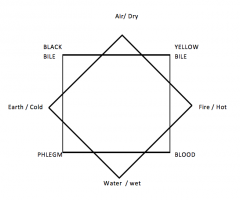 Air/Yellow BileFire/Blood
Water/Phlegm
Earth/Black Bile